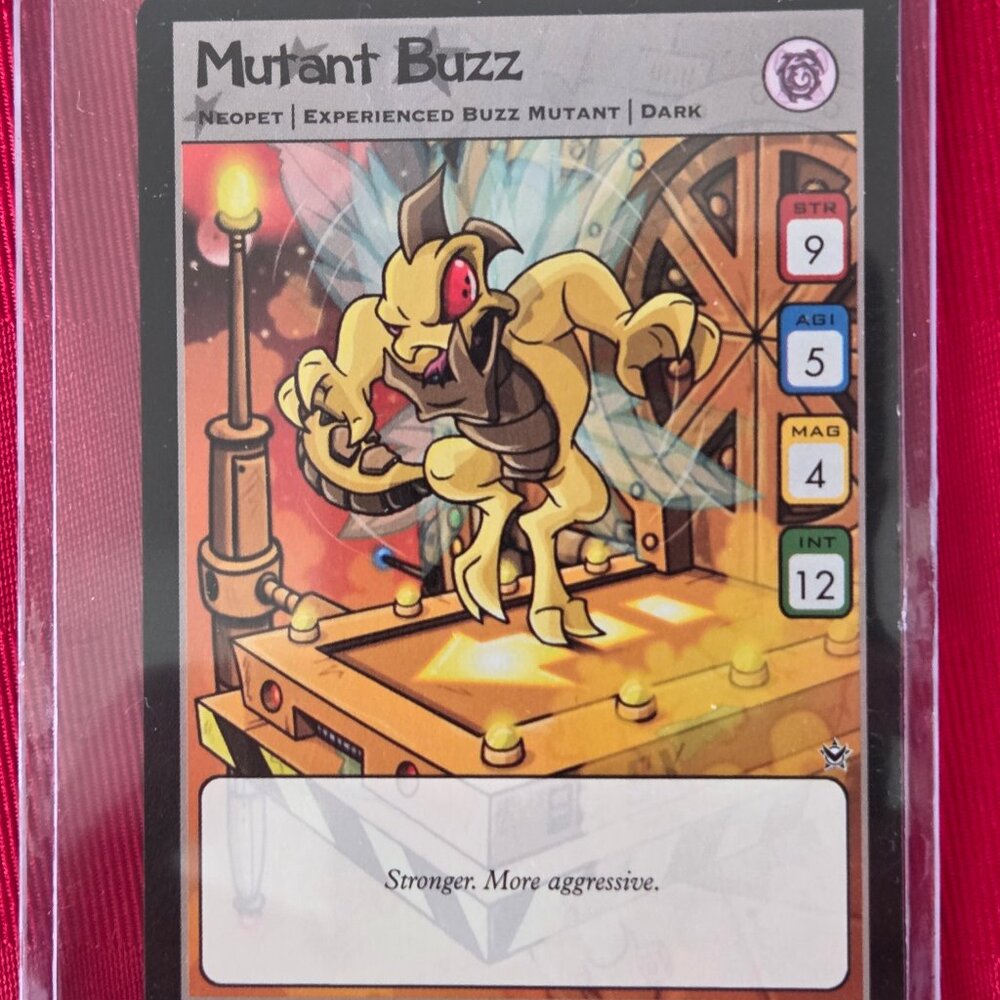 2004 NEOPETS, MUTANT BUZZ CARD!!!